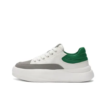 JEEP SPIRIT Skateboard Shoes Men Low Top White