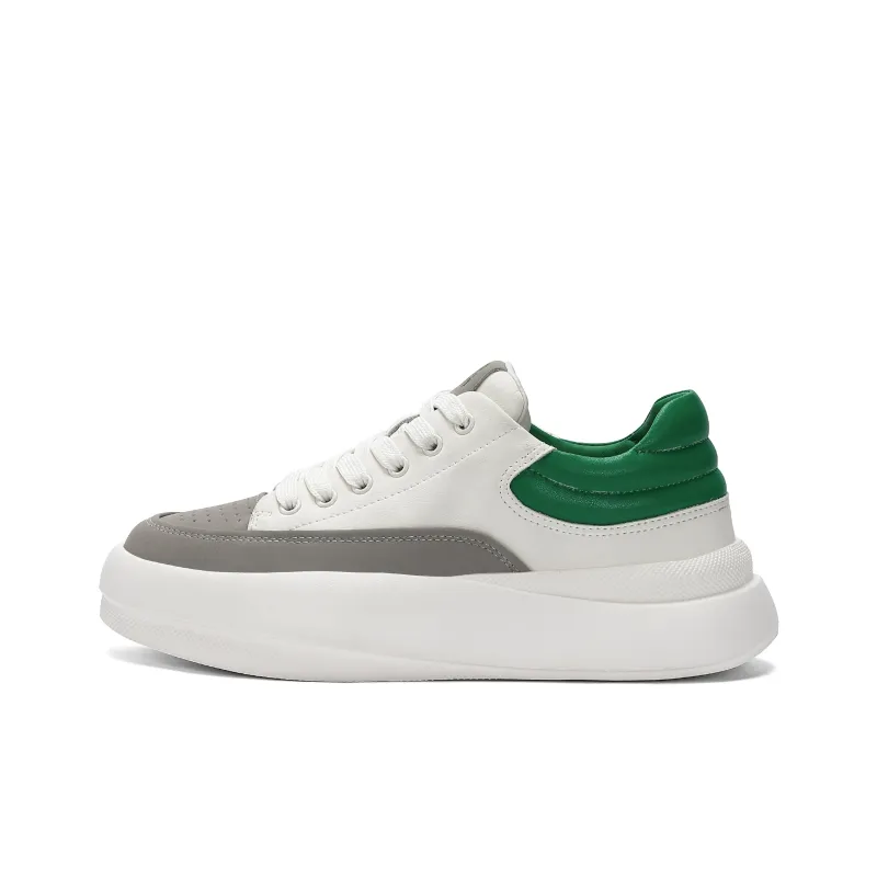 JEEP SPIRIT Skateboard Shoes Men Low Top White-0