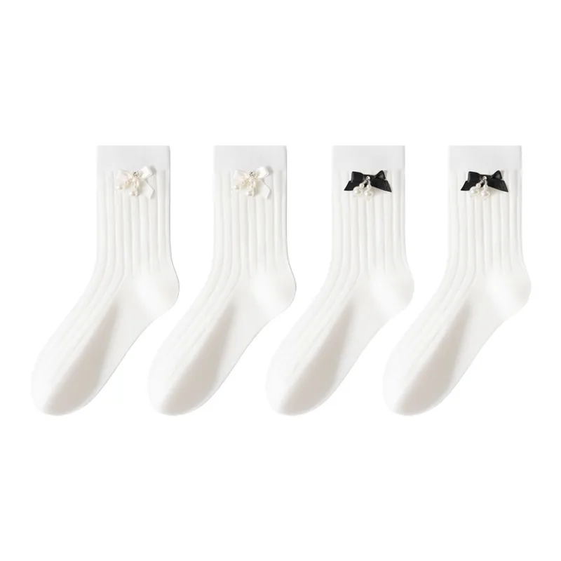 MIIOW Trend Party Series Mid Calf Socks Women's 4 Pack-6