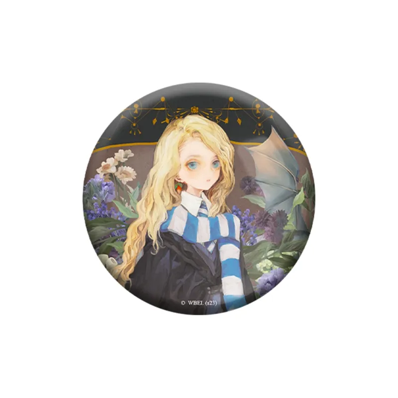 HARRY POTTER Harry Potter Hermione Granger Ron Luna Malfoy Watercolor Style Figure Print Badge Tinplate Badge Badges-6
