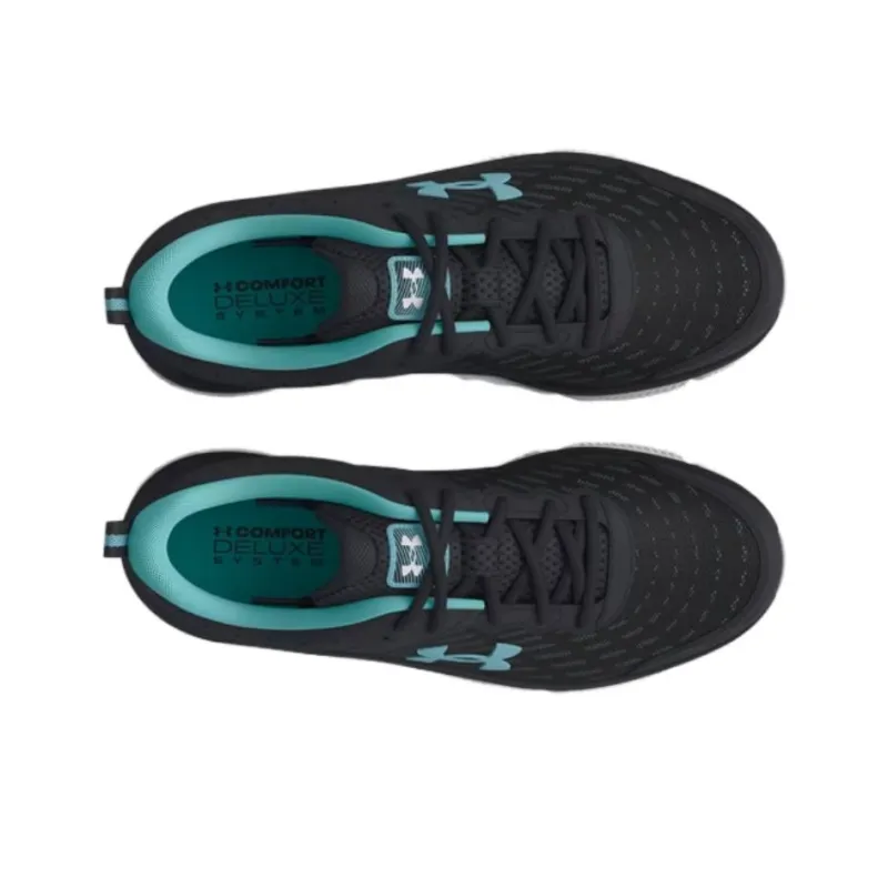 Under Armour Charged Assert 10 Anti Slip Wear Resistant Low Top Casual Running Shoes Women's Black-3