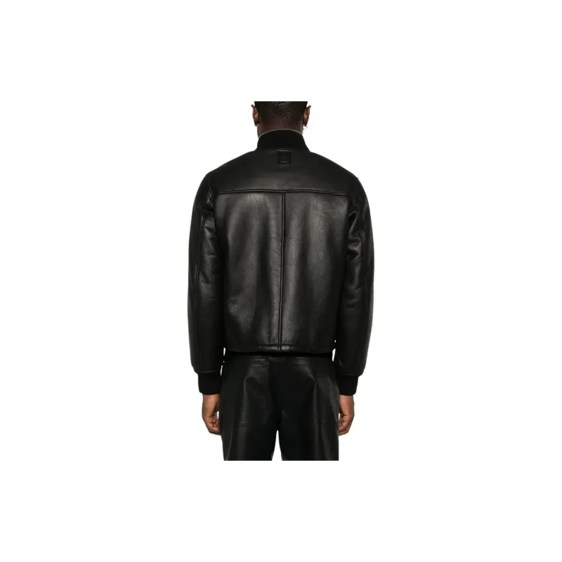 Ferragamo Leather Bomber Jacket-2