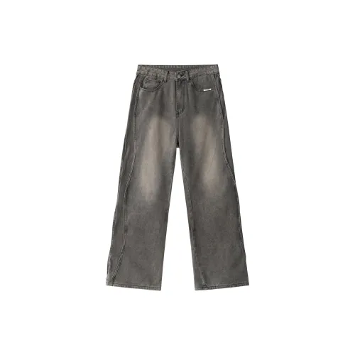 XINYINSU Jeans Unisex Gray