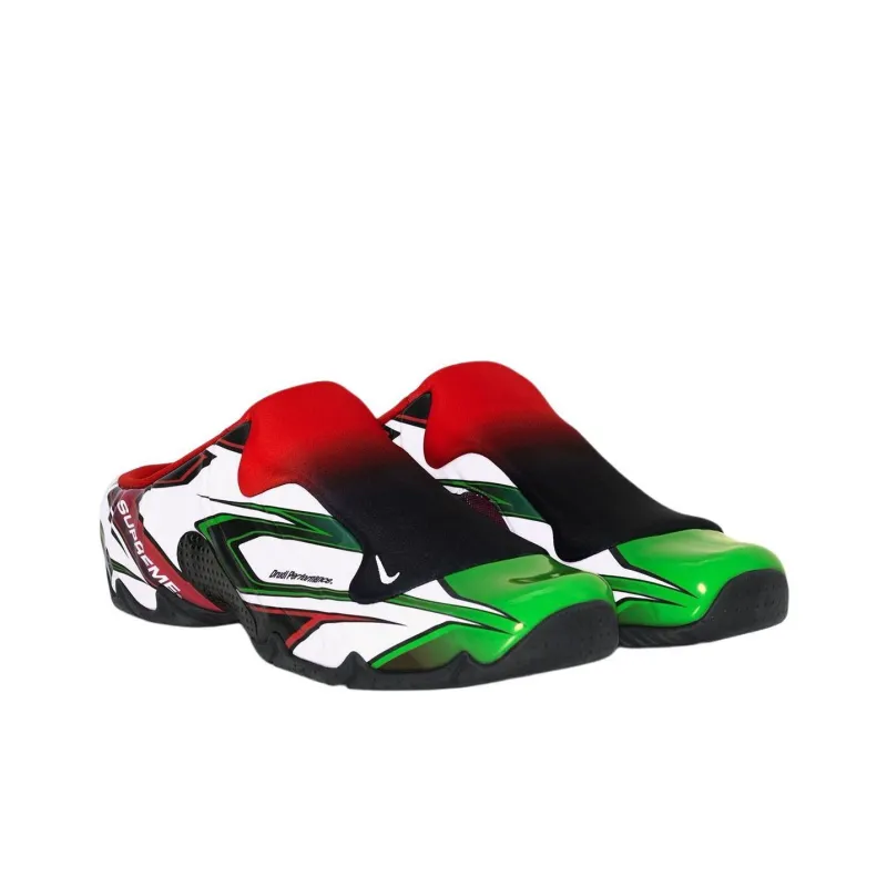 Nike Clogposite Supreme White Gym Red Green-1
