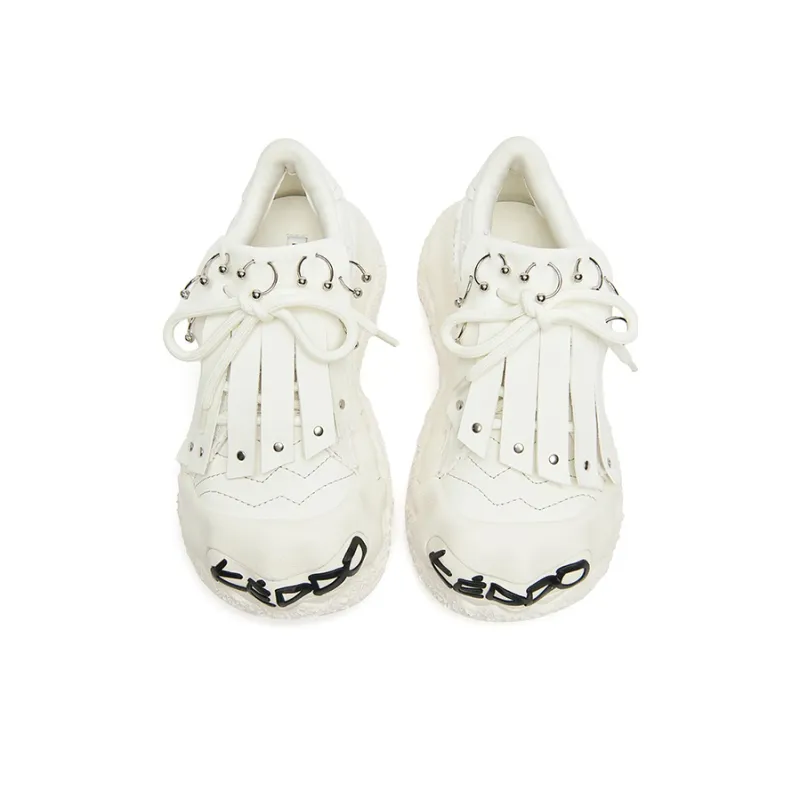 KEDDO Paint Is Not Dry Wear-Resistant Low-Top Chunky Sneakers Unisex-3