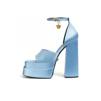 VERSACE Medusa Charm Platform Sandals