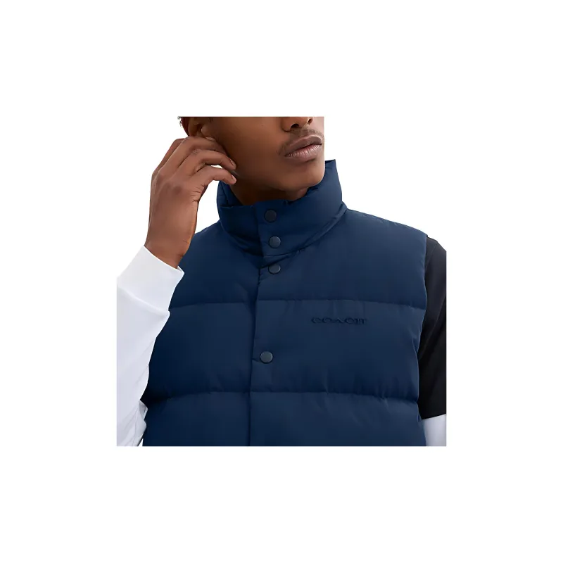 COACH SS24 Down Jacket Men's Navy-2