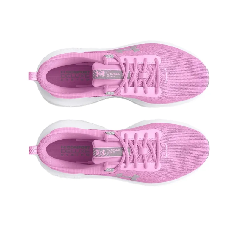 Under Armour Charged Revitalize Anti-Slip Wear-Resistant Low-Top Running Shoes Women's Pink-3