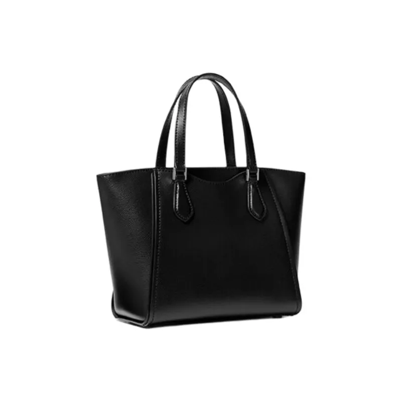 MICHAEL KORS TARYN Leather Tote Bag Shopping Bag Shoulder Bag Crossbody Bag Handbag Small Size Women's Black-1