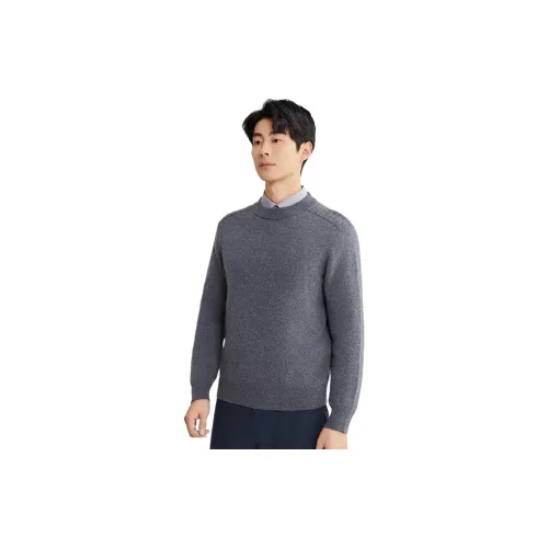 SUNDANCE Cashmere Sweaters Men Dark Gray