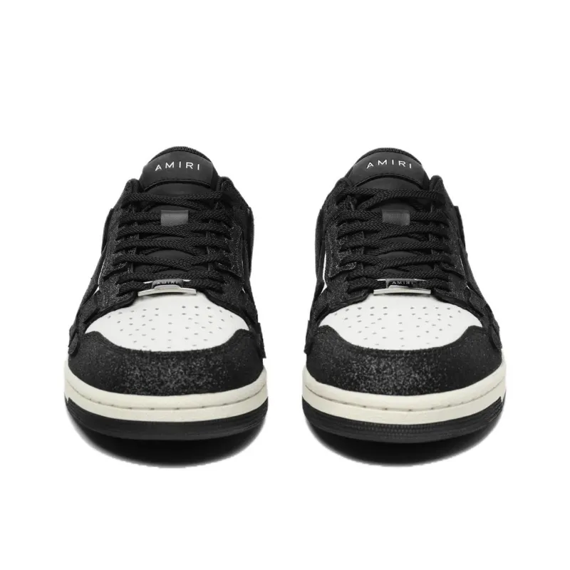 AMIRI Skel Top Low 'Crystal - Black'-4