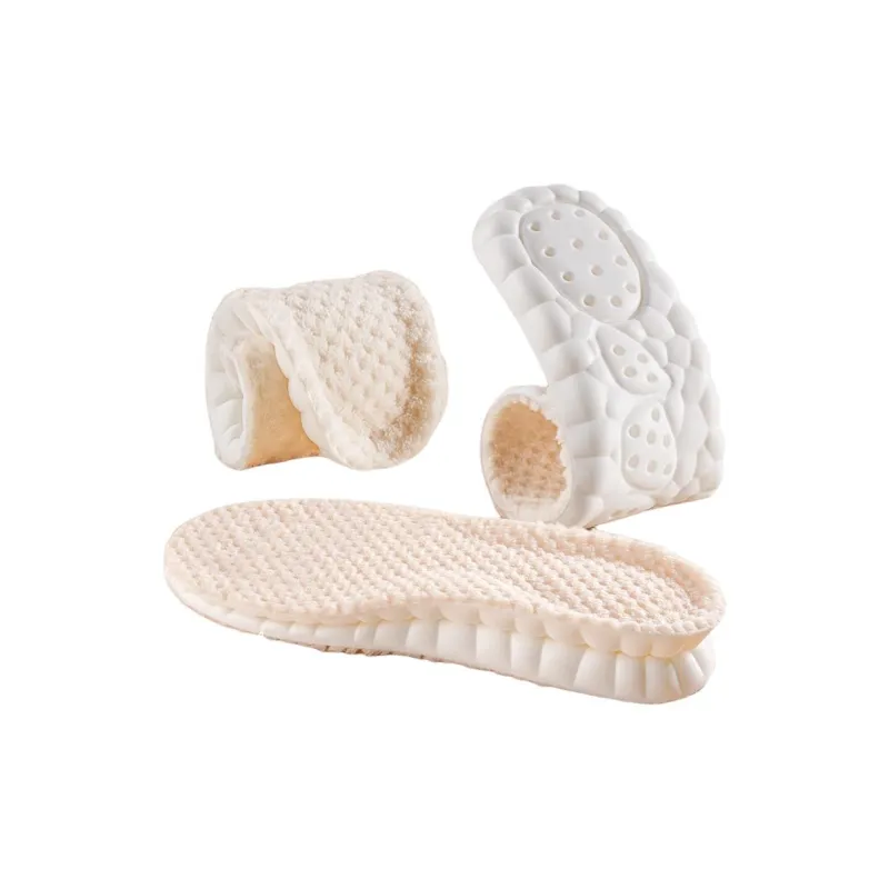 Footprint Tribe PU Pineapple Pattern Flannel Outer Lining Insoles Unisex-5