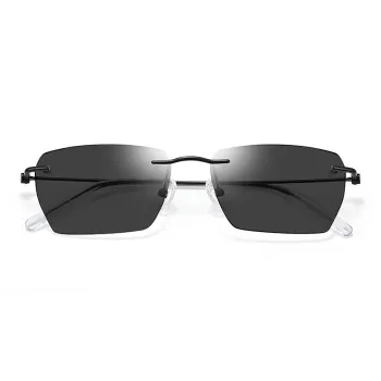 Morakot Titanium Square Sunglasses Men's