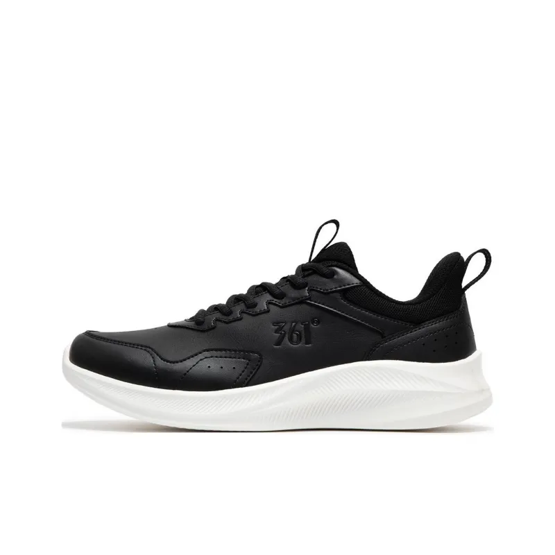 361° Blade 2.0 Cushioning, Wear Resistant Low Top Casual Running Shoes Men's Black White-0