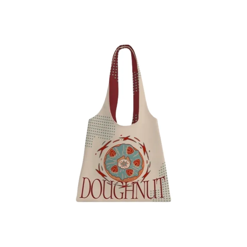 AOSONG Suede Tech Fabric Shoulder Bag Unisex Donut-shaped Satchel-1