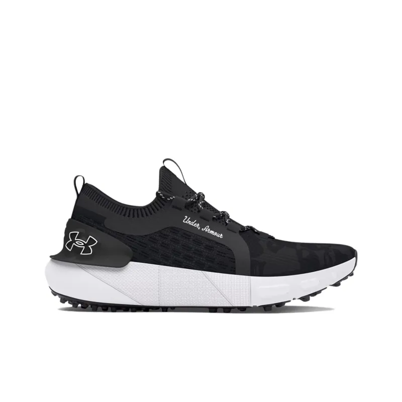 Under Armour Anti Slip Wear Resistant Low Top Golf Shoes Men's Black-1