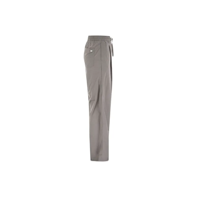 HERNO Drawstring Wide Leg Trousers-10
