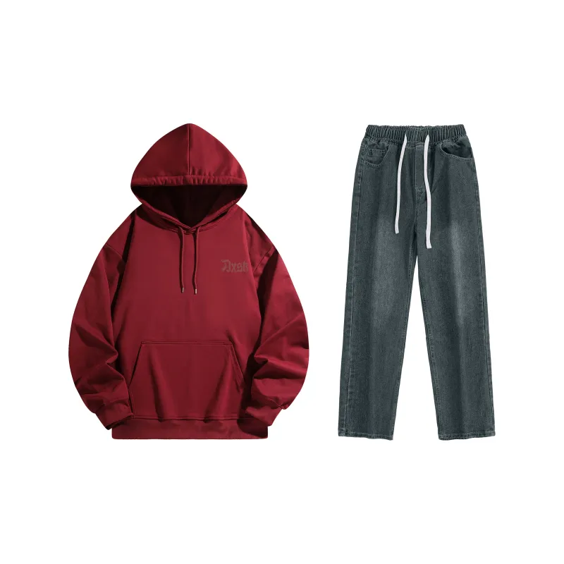 A.X.S.K Sweatshirt Sets Unisex-256