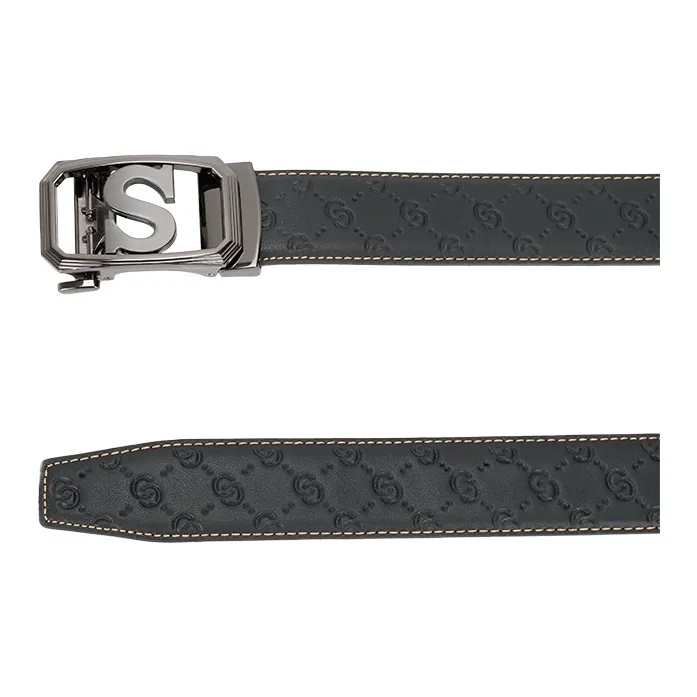 NINE NAIL Cow Leather Genuine Leather Leather Belts Men's Width  3.5cm-3