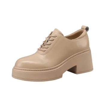 Mulinsen Oxford Shoes Casual Single Shoes 7CM Women's