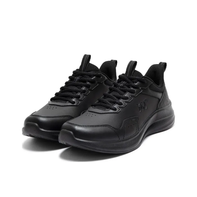 361° Blade 2.0 Cushioning Wear-Resistant Low-Top Casual Running Shoes Men's Black-2