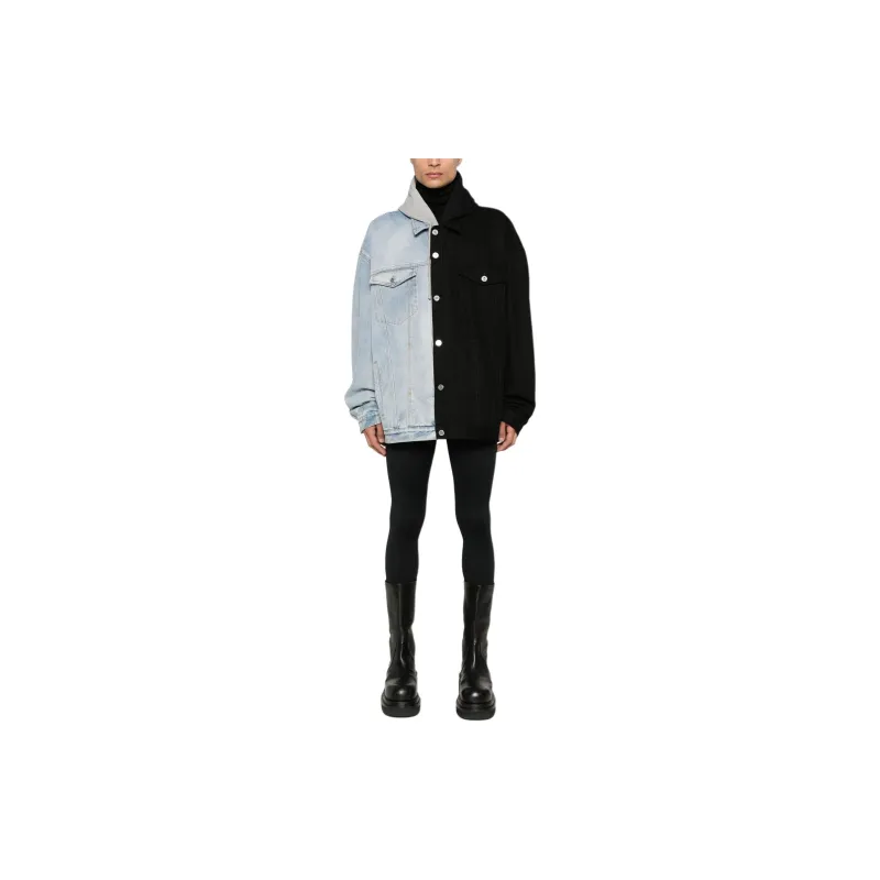 Vetements Split Hooded Denim Jacket-1