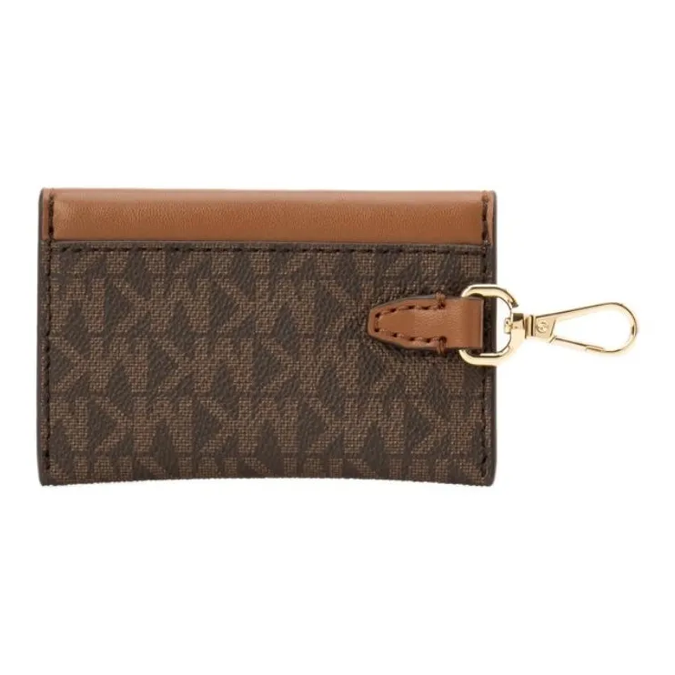 MICHAEL KORS Cow Leather Crossbody One Shoulder Handbag Trumpets Women's Leather Brown-4
