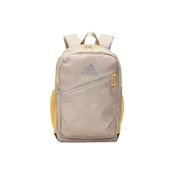 Adidas Fabric Backpack Medium Size Men's 1. Brown & Yellow