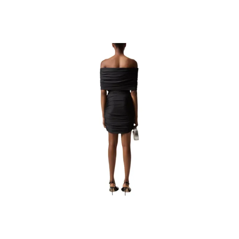COPERNI Pleated Off shoulder Mini Dress-1