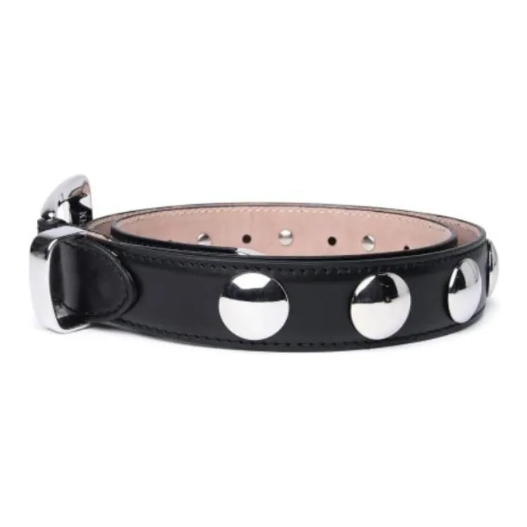 KHAITE Stud Detailed Buckled Belt-2
