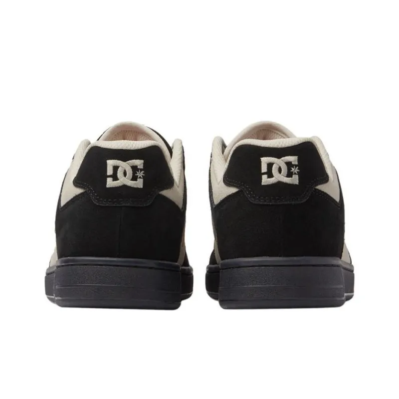 DC Shoes Wear resistant And Lightweight Low Top Skateboard Shoes Men's Beige Black-4
