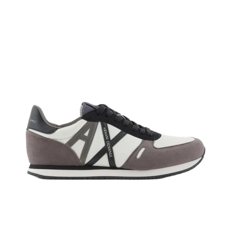 ARMANI EXCHANGEAE Low Top Casual Shoes Men's Light Gray-1