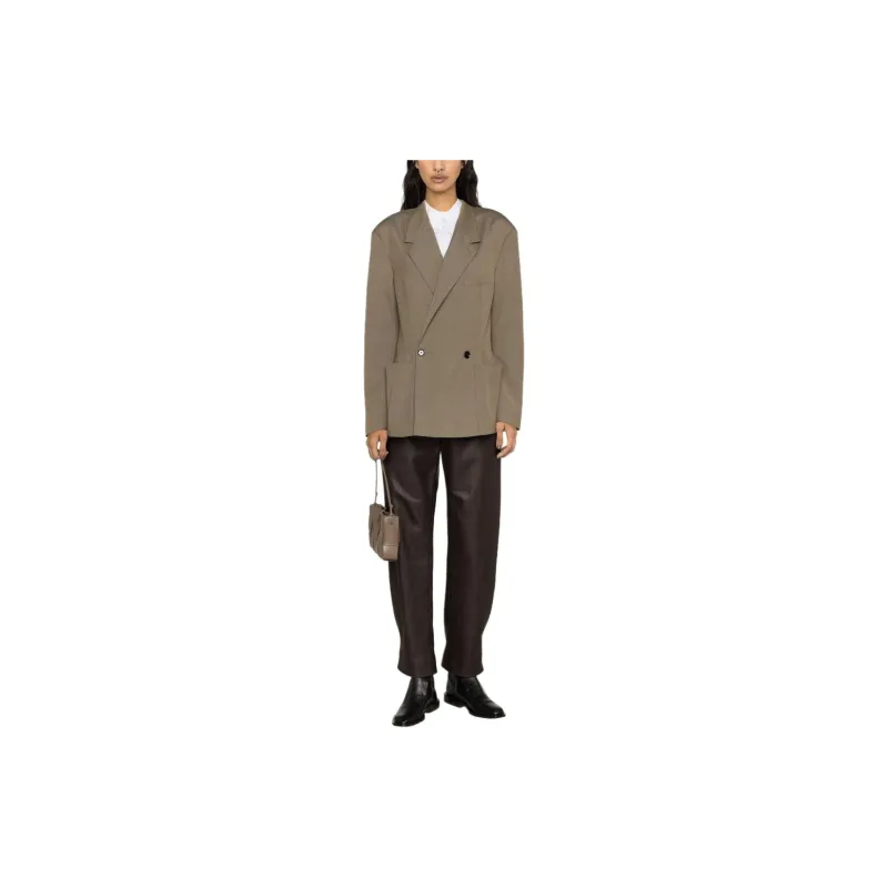 Lemaire Straight-Hem Double-Breasted Blazer-2