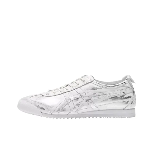 Onitsuka Tiger MEXICO 66 Casual Shoes Unisex Low-Top Silver/White