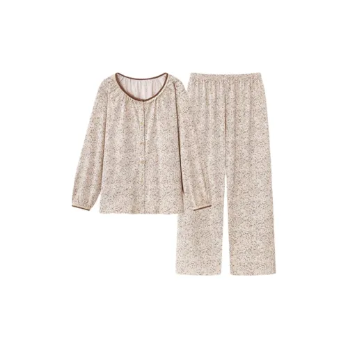 DanceBees Pajama Set Women's Apricot