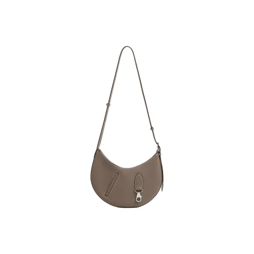 HERMES Togo Leather With Swift Calfskin Shoulder Bag, Crossbody Bag Women's Tan