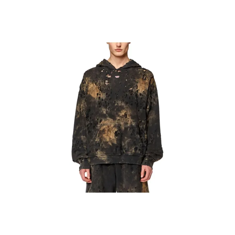 DIESEL Boxt Distressed Hoodie-2