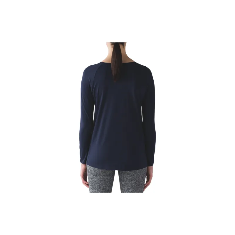 Lululemon Raglan Sleeve T-Shirt Women's Navy Blue-1