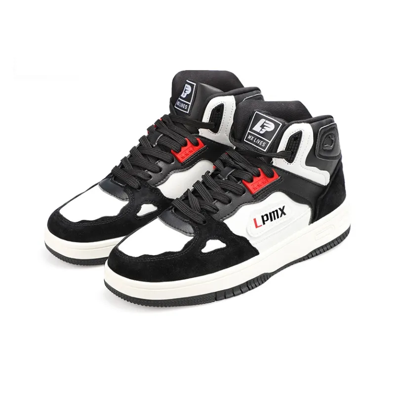 LPMX Anti-Slip Wear-Resistant High-Top Skateboard Shoes Men's-7