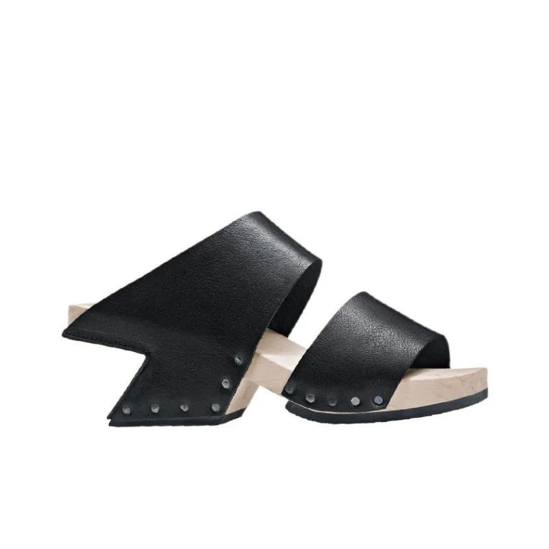 Trippen Slide Slippers Women's Black-2