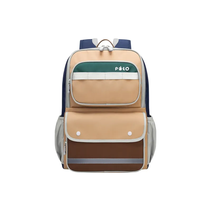 POLO Fabric Backpack Large Size Men's Multicolor-6