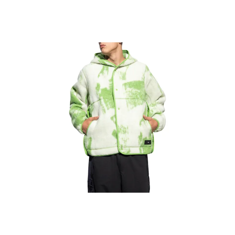 Y 3 Hooded Fleece Jacket-4