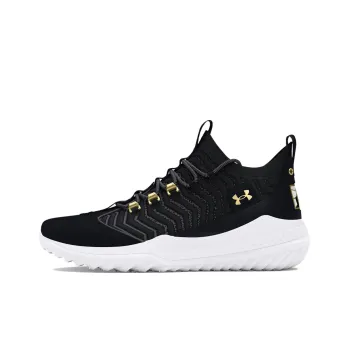 Under Armour Harper Anti Slip Wear Resistant Mid Top Training Shoes Men's Black