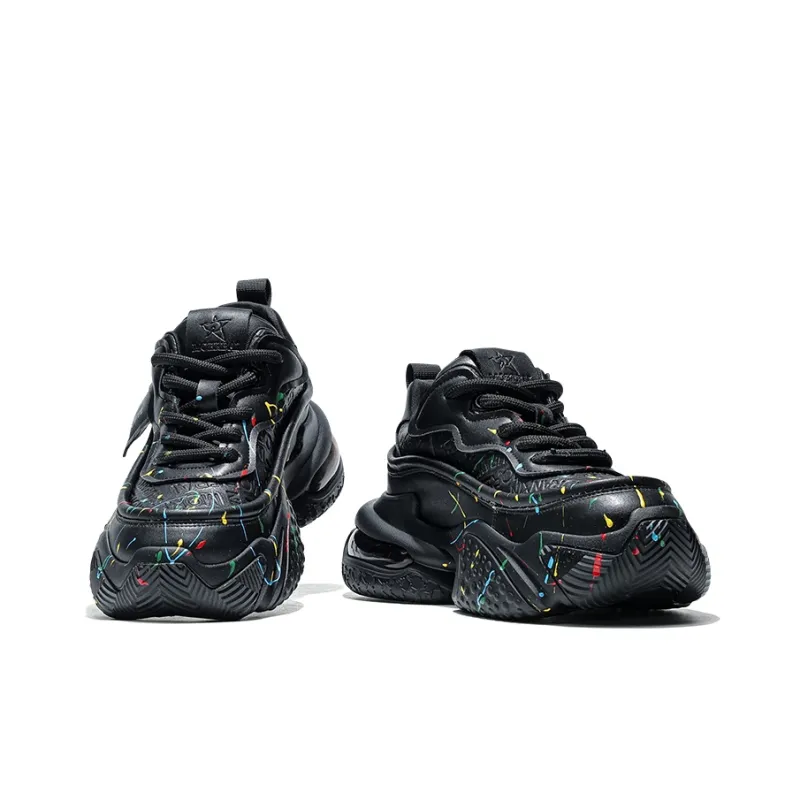 MOERBAI Spacewalk Series Cushioned Wear-Resistant Lightweight Height Increasing Low-Top Chunky Sneakers Men's-8