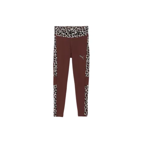 PUMA DRYCELL Sports Pants Women's Dark Coffee Brown