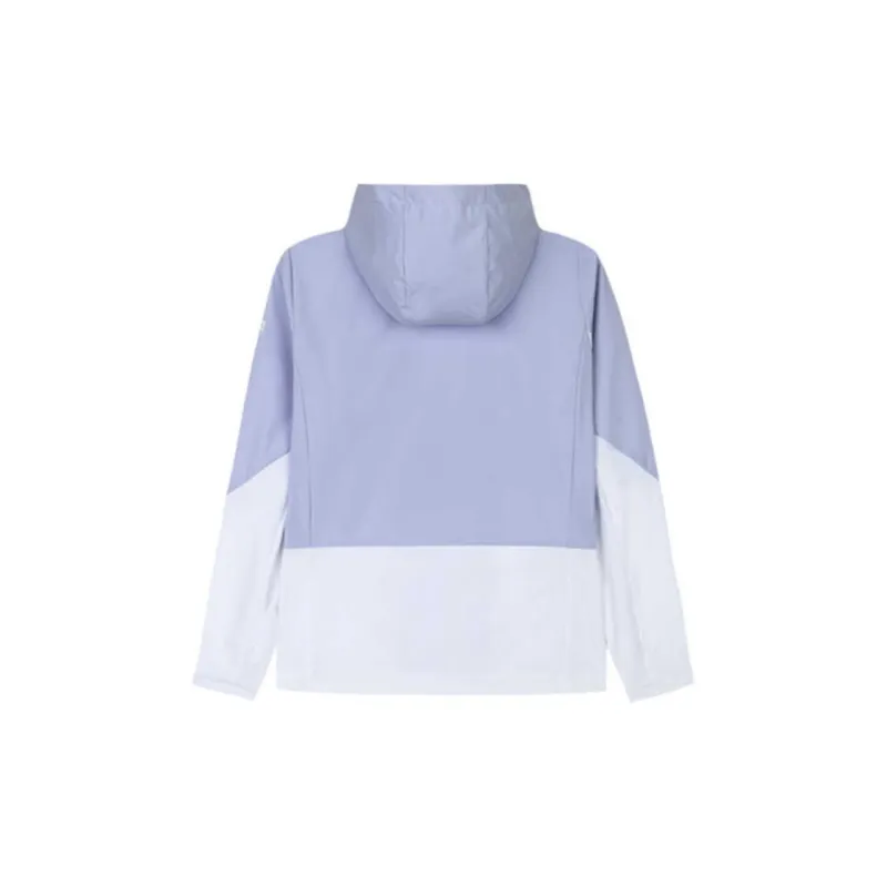 Anta Variety Training Collection Trench Coat Women's Light Fragrant Purple/Snowflake White-1