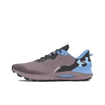 Under Armour Sonic Trail Anti Slip Wear Resistant Low Top Trail Running Shoes Unisex Gray Blue