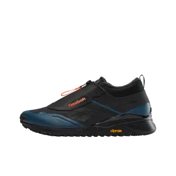 Reebok Anti Slip And Wear Resistant Water Resistant Low Top Training Shoes Unisex Black Blue