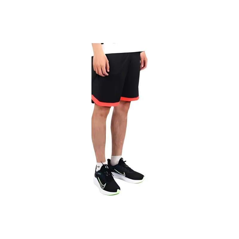 Adidas Casual Shorts Men's Black Neon Orange-5