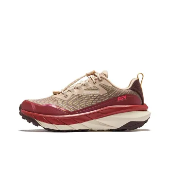 Erke Cushioning Wear Resistant Low Top Running Shoes Women's Battlefield Goddess Oat